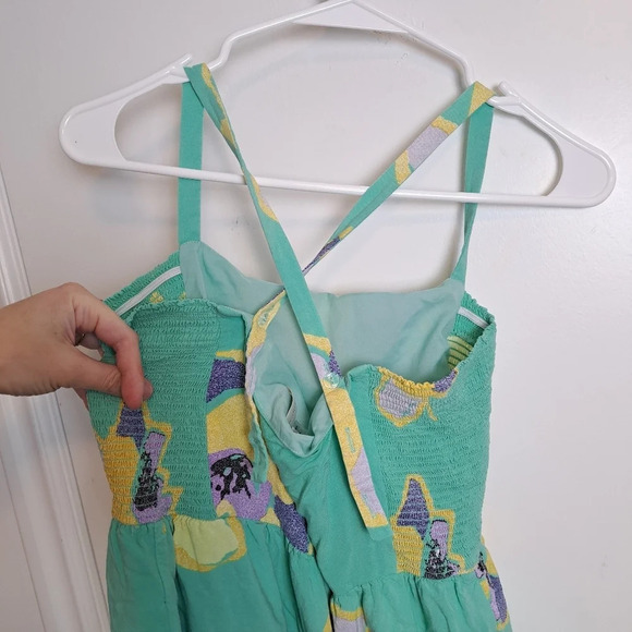 Corey Lynn Calter Anthropologie Blue Balletcore Adjustable Strap Midi Dress Sz S - Picture 5 of 7